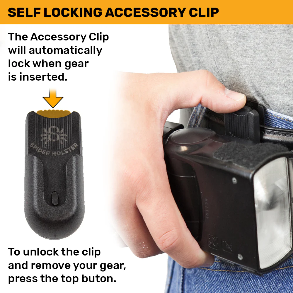 900: SpiderMonkey Accessory Holster Kit for Flash, Light Meter, Battery Pack - Image 6