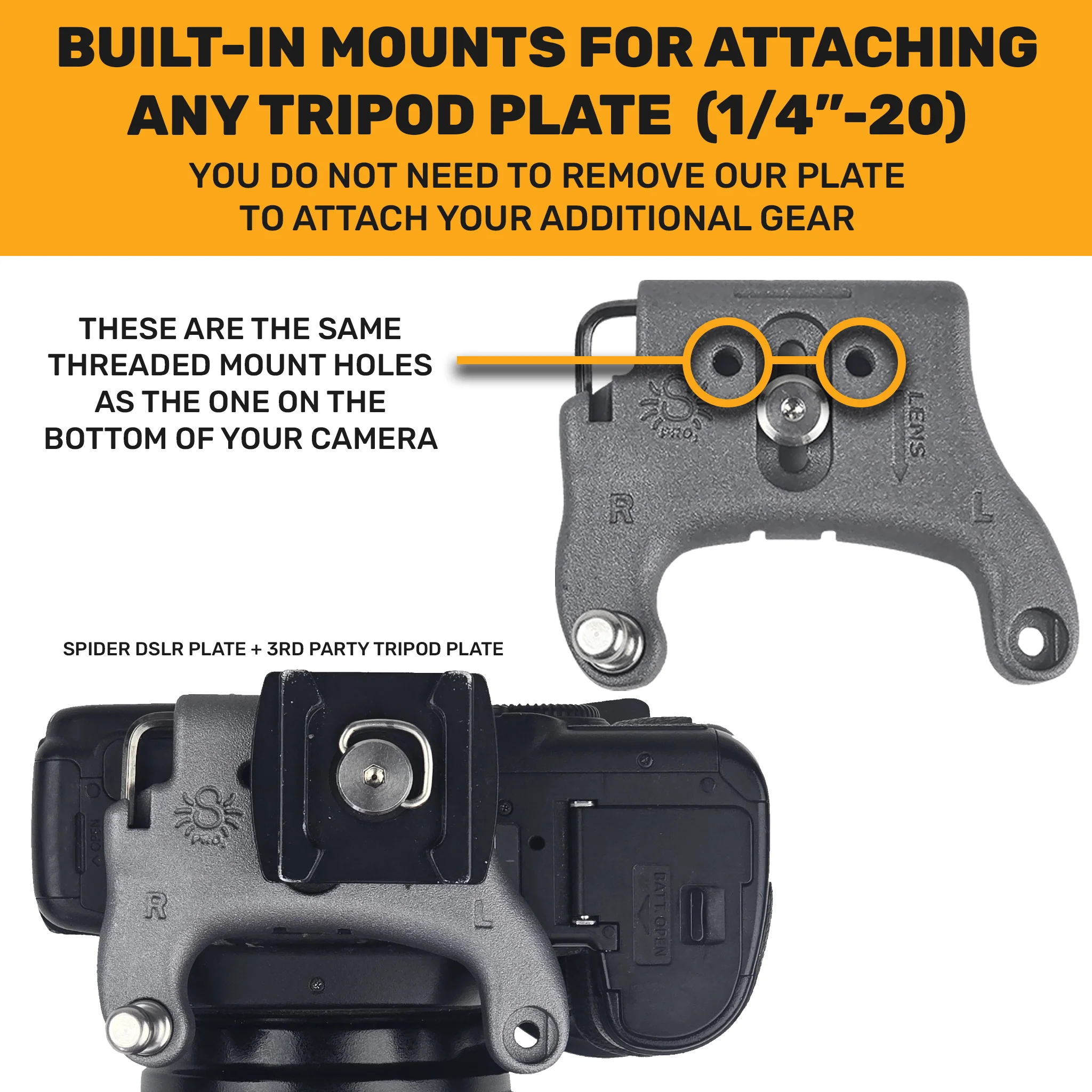 301: SpiderPro DSLR Camera Plate v2 - Image 4